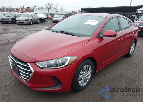 2017 Hyundai Elantra Se from USA, damaged, VIN 5NPD74LF0HH093606
